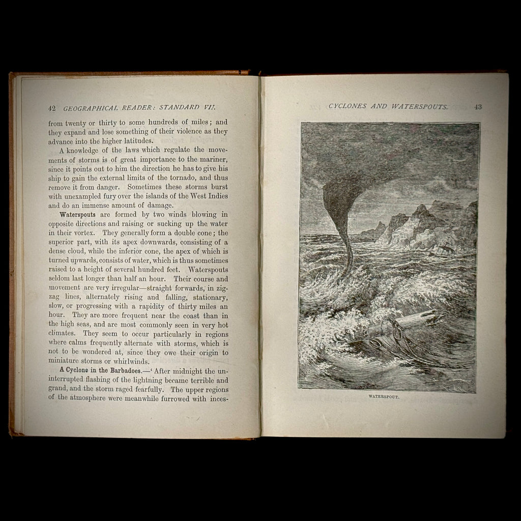 1890 edition of Longman's Geographical Reader VII on Oceans, Currents, Tides, etc.