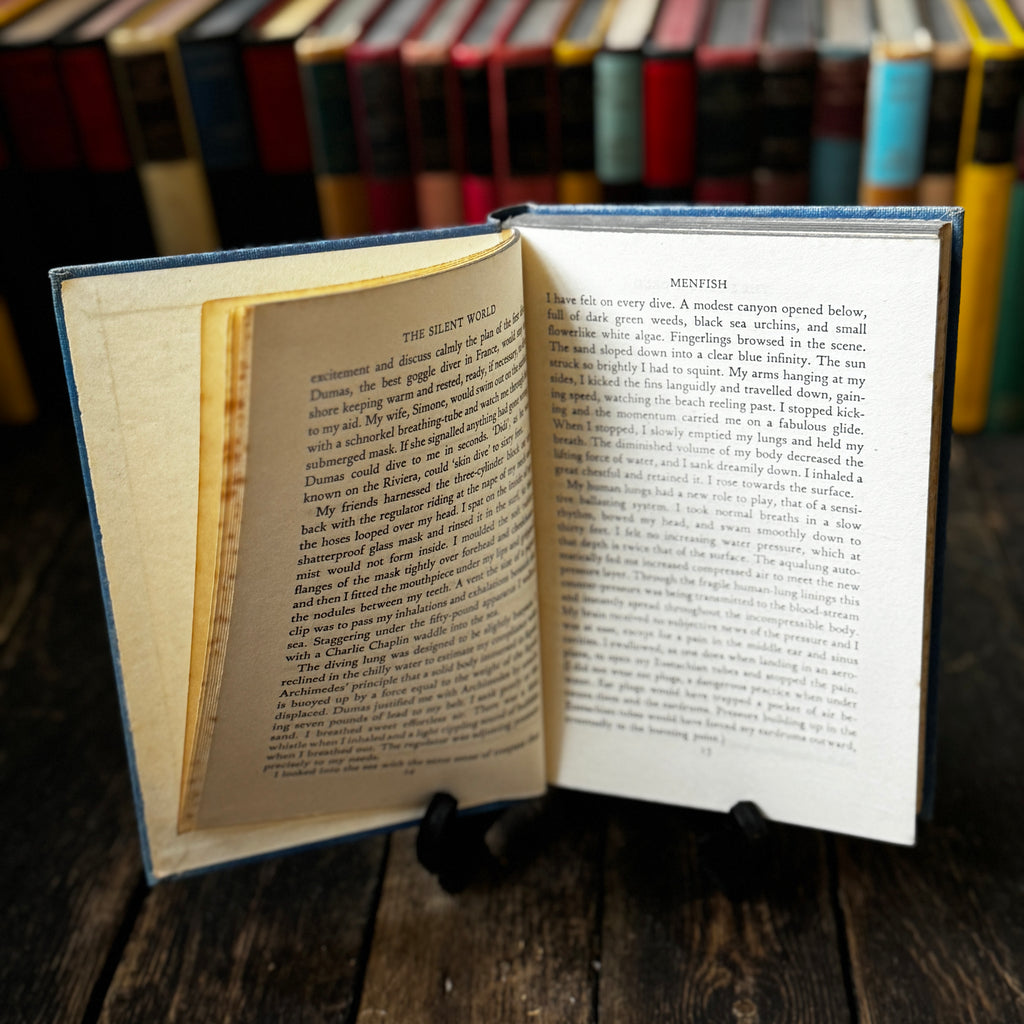 Mid twentieth-century books on the sea, set of four iconic titles in matching hard covers