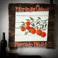 Spanish oranges / local market sign