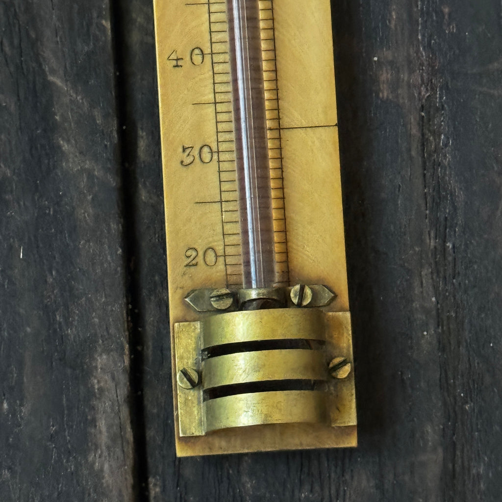 Early 1800s Sikes’ Hydrometer in Wooden and Bone Case