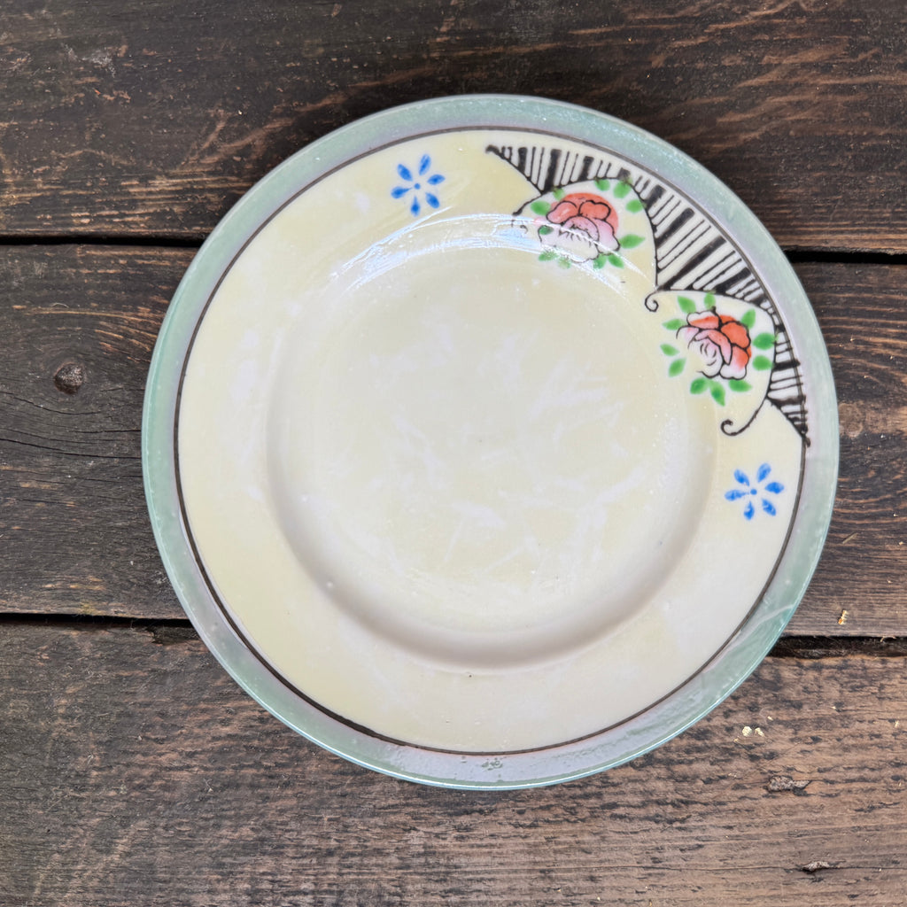 Delicate Hand-Painted Japanese Eggshell Ware Tea Set For Two