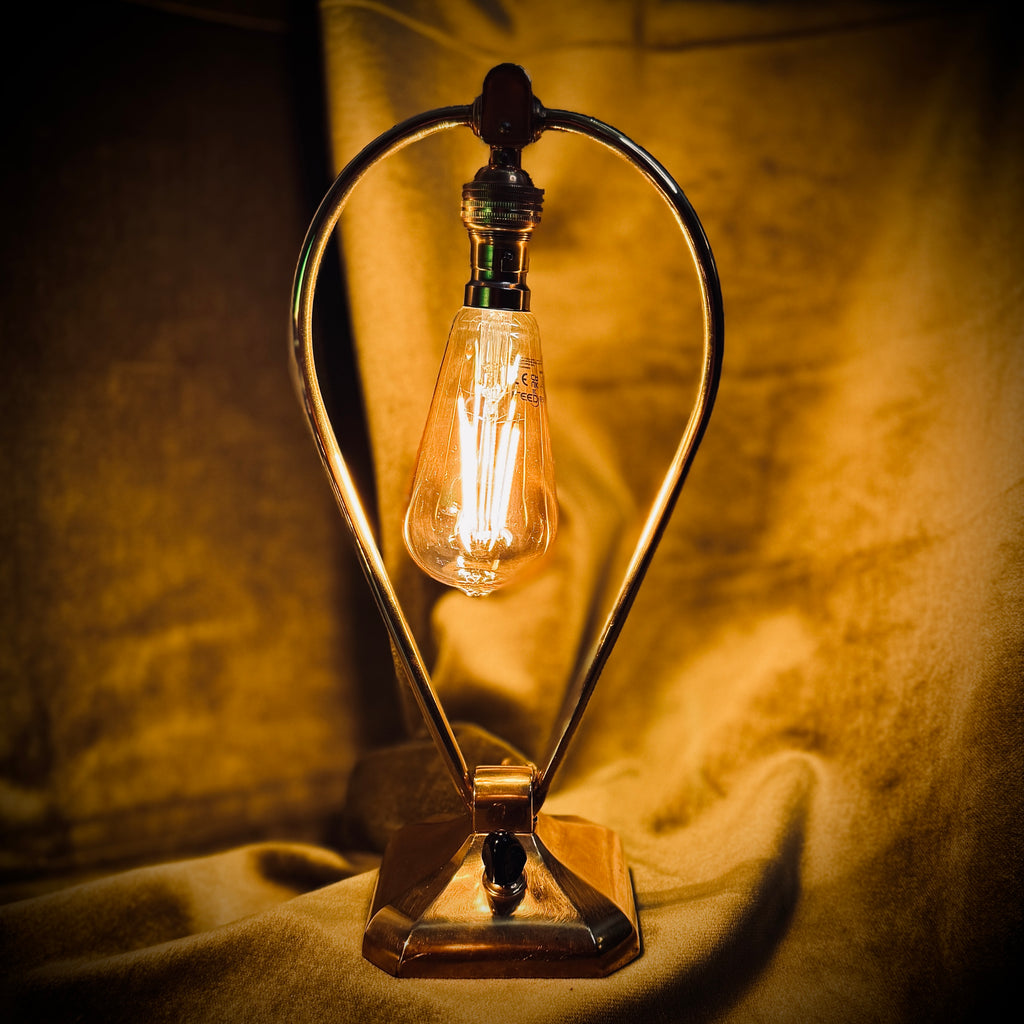 Beautiful 1930s brass lamp
