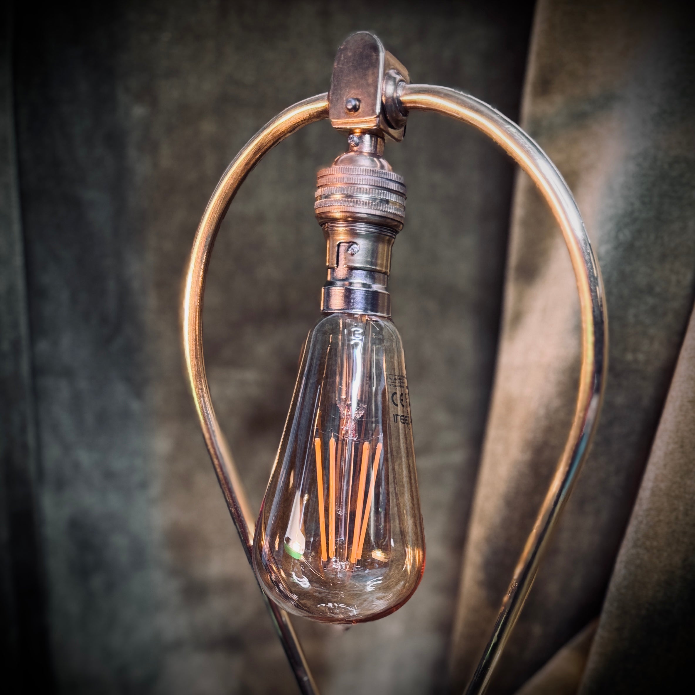 Beautiful 1930s brass lamp