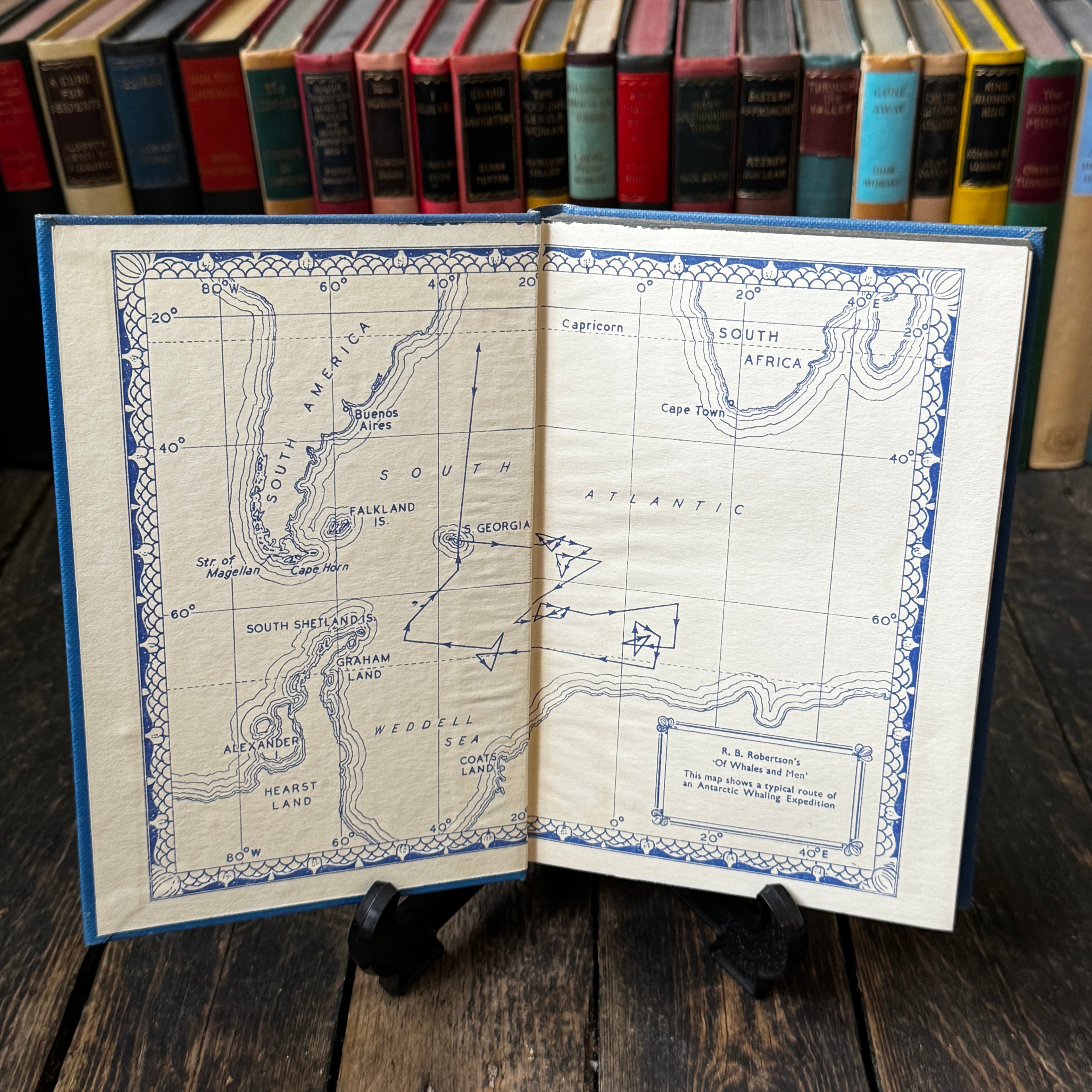 Mid twentieth-century books on the sea, set of four iconic titles in matching hard covers