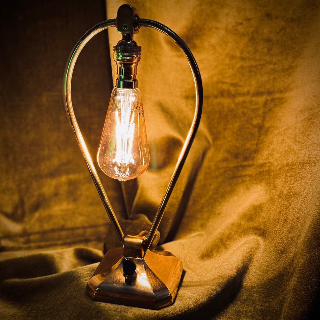 Beautiful 1930s brass lamp