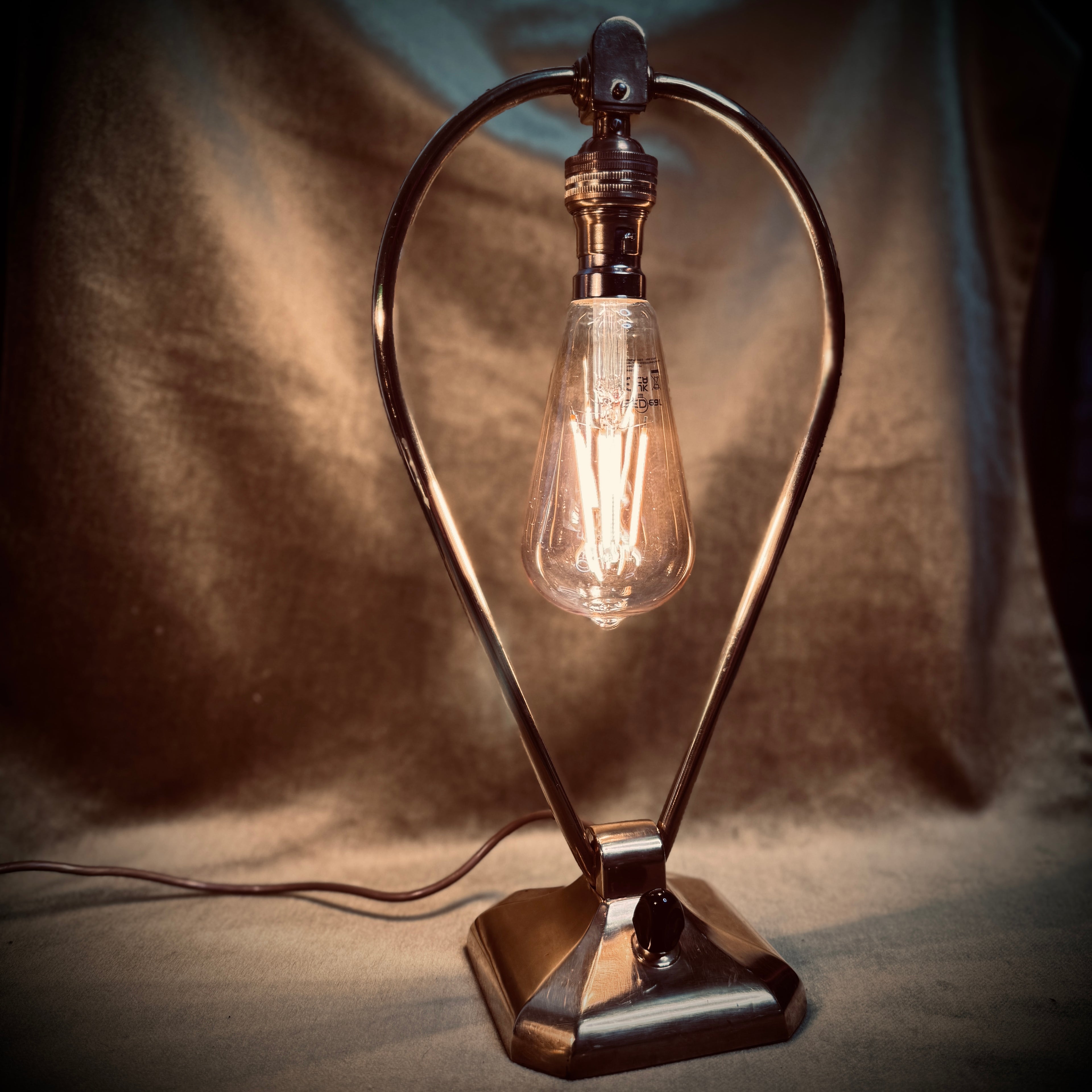 Beautiful 1930s brass lamp