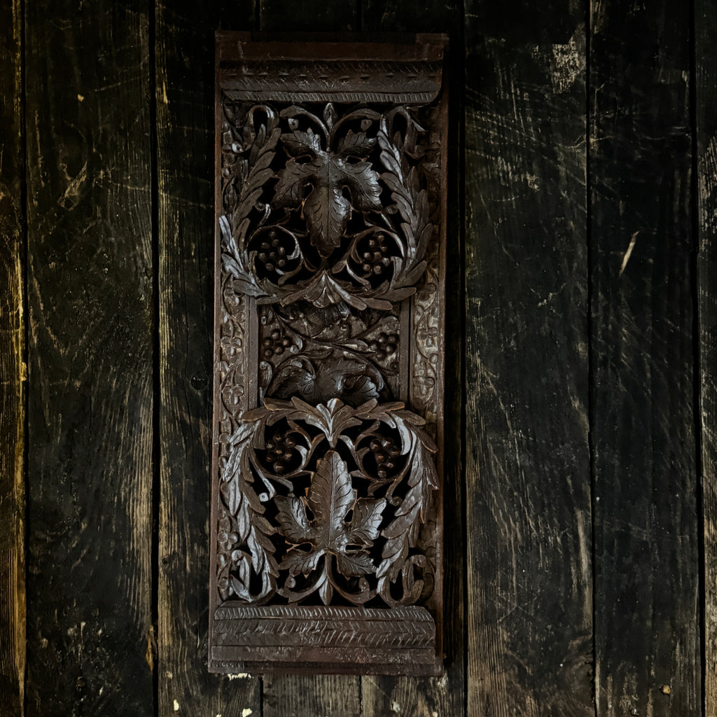 Hand-carved book slide