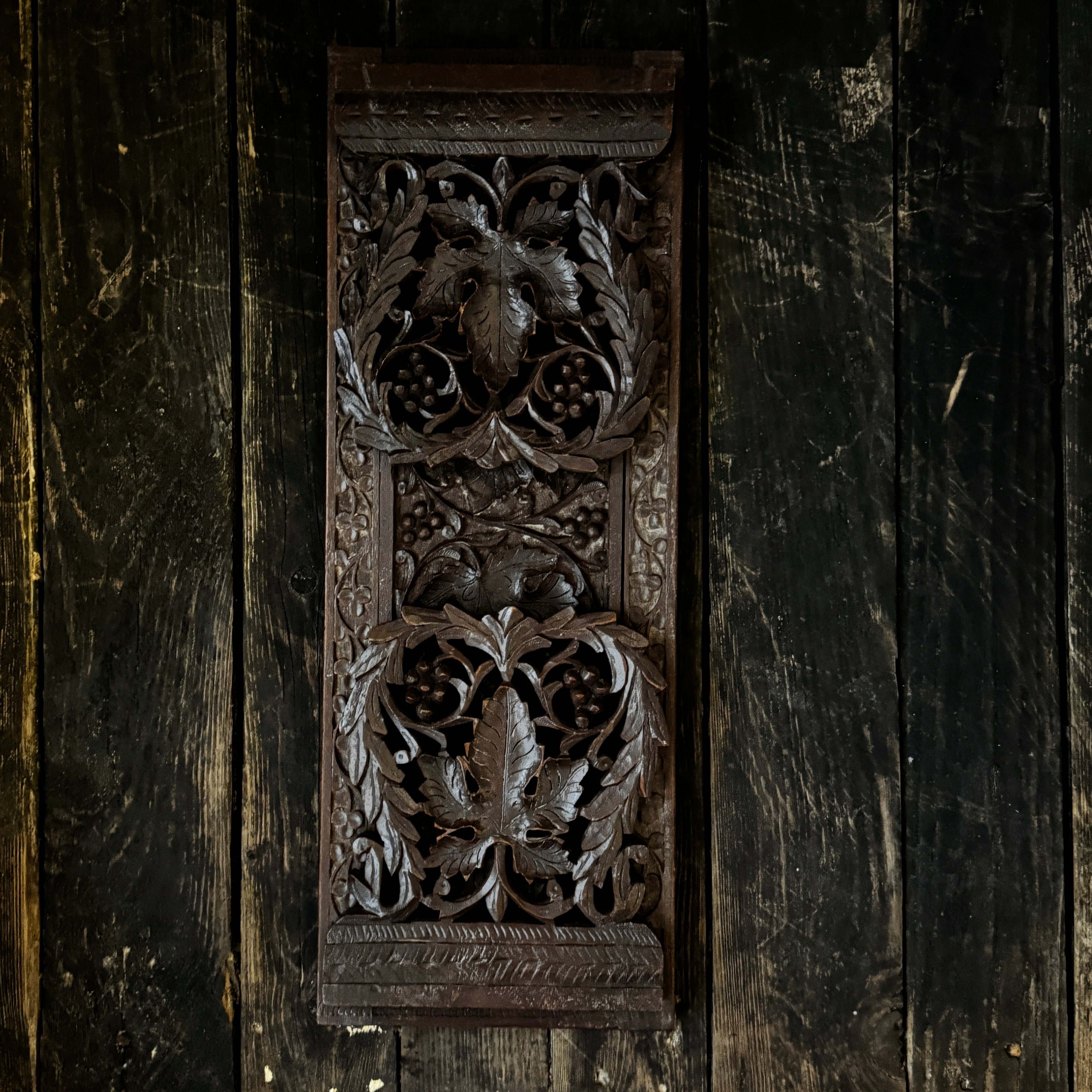 Hand-carved book slide