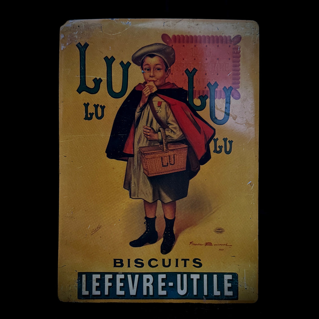 Metal Sign Lulu Biscuits