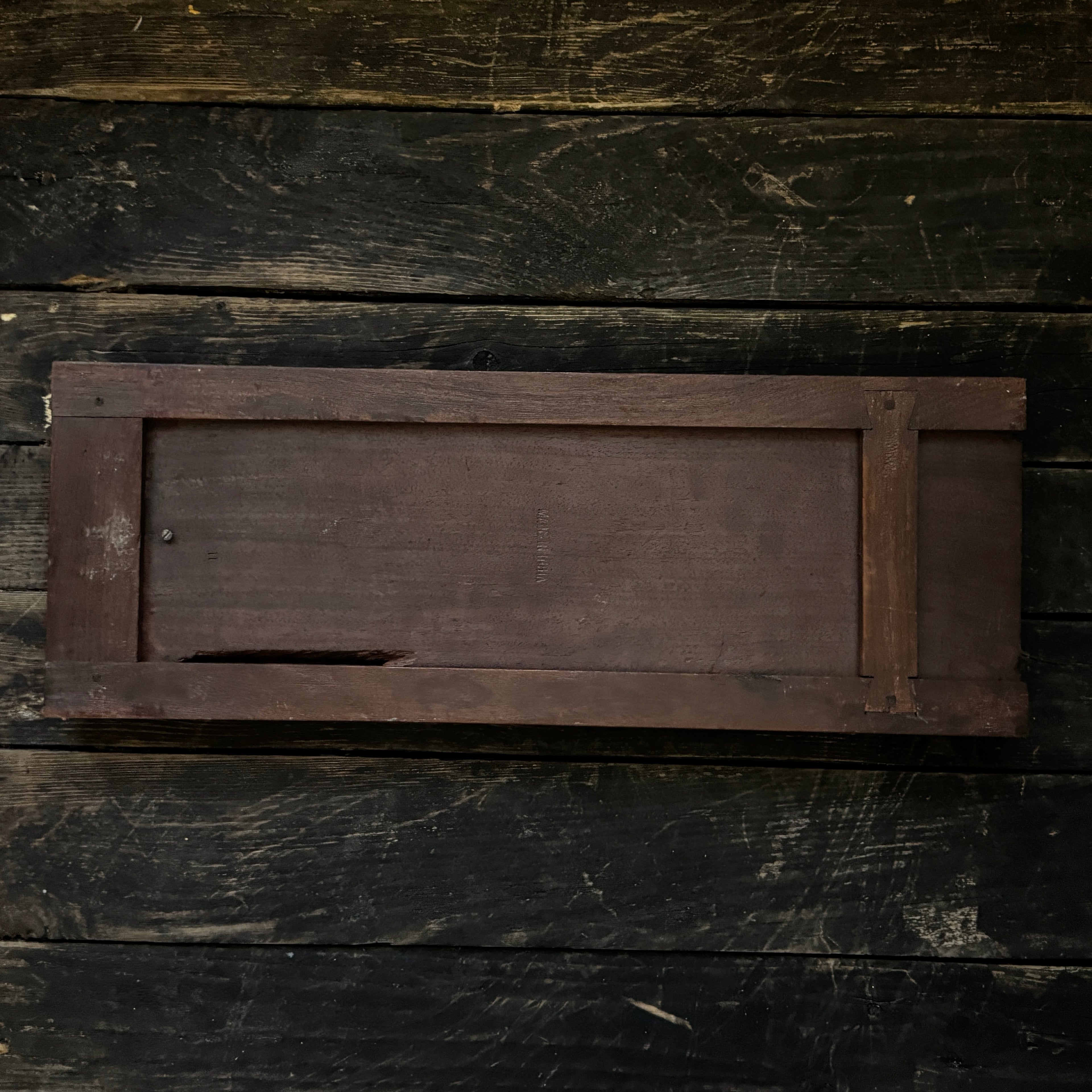 Hand-carved book slide