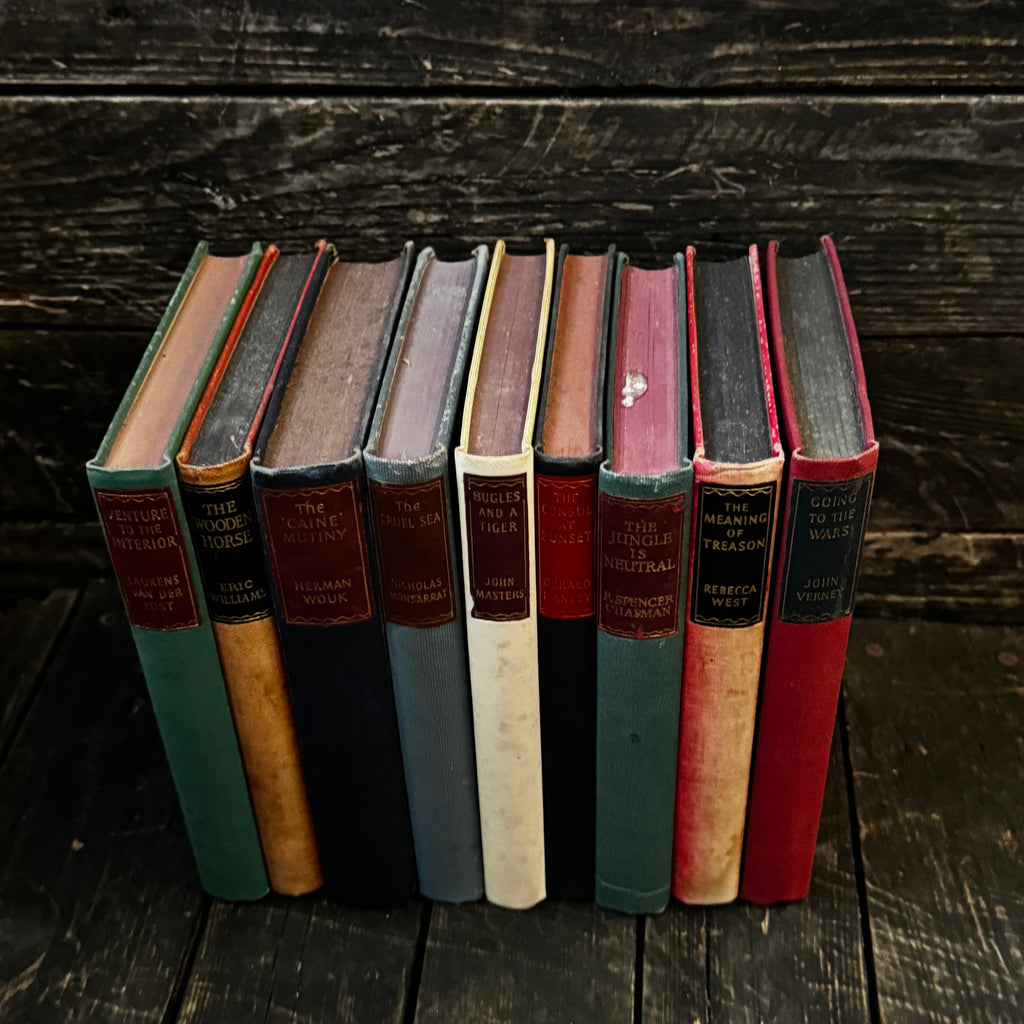 Nine books on WW2 and surrounding years, all published during the 1950s