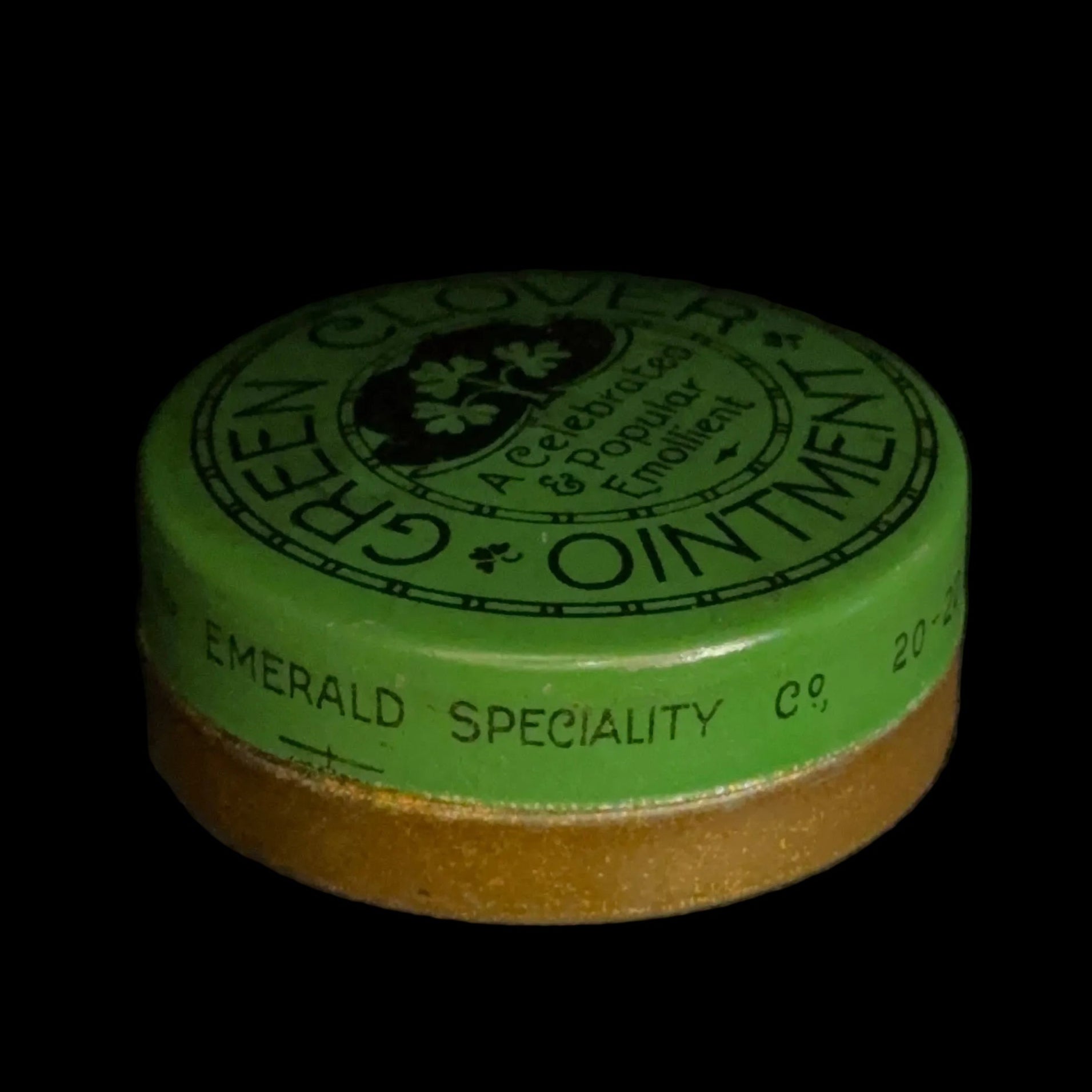 Green Clover Ointment "A Celebrated and Popular Emollient"