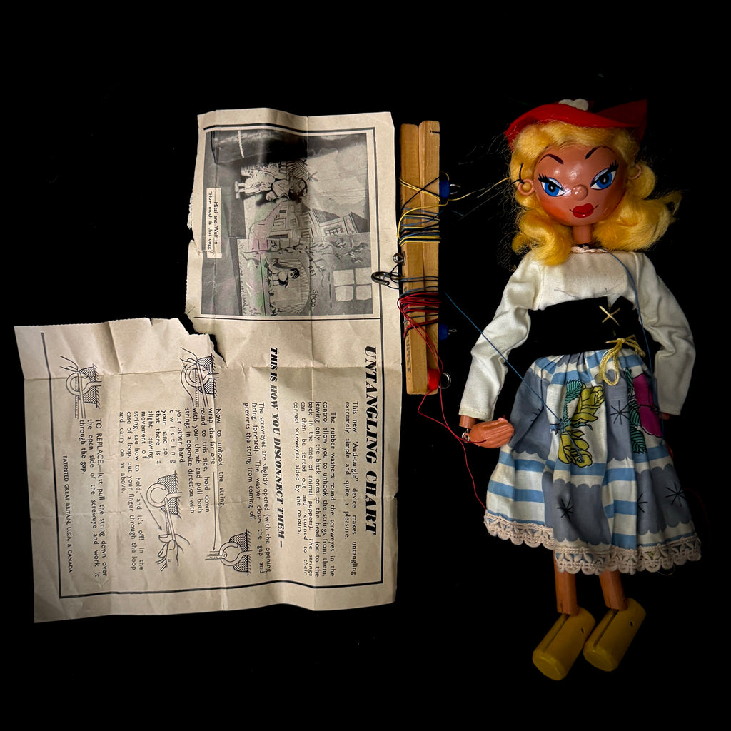 Original 1940s-1950s Pelham Puppet "Mitzi"