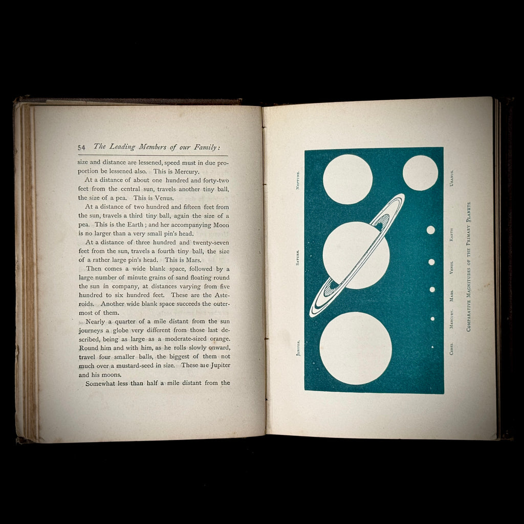 Rare example of Agnes Giberne's beautifully-illustrated 19th century guide to astronomy