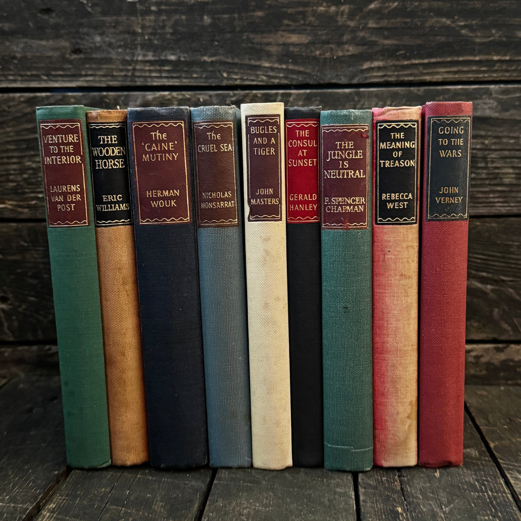 Nine books on WW2 and surrounding years, all published during the 1950s