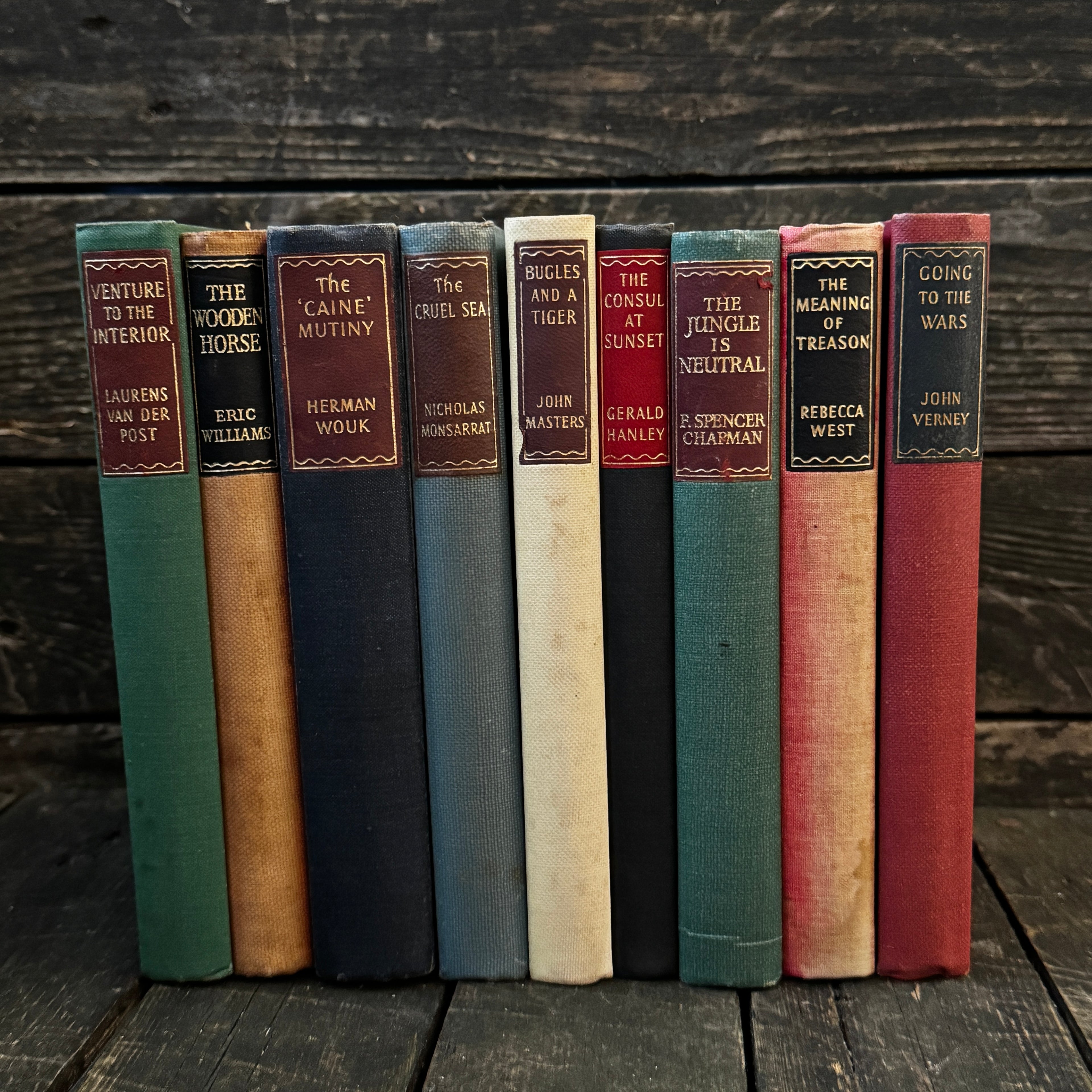 Nine books on WW2 and surrounding years, all published during the 1950s