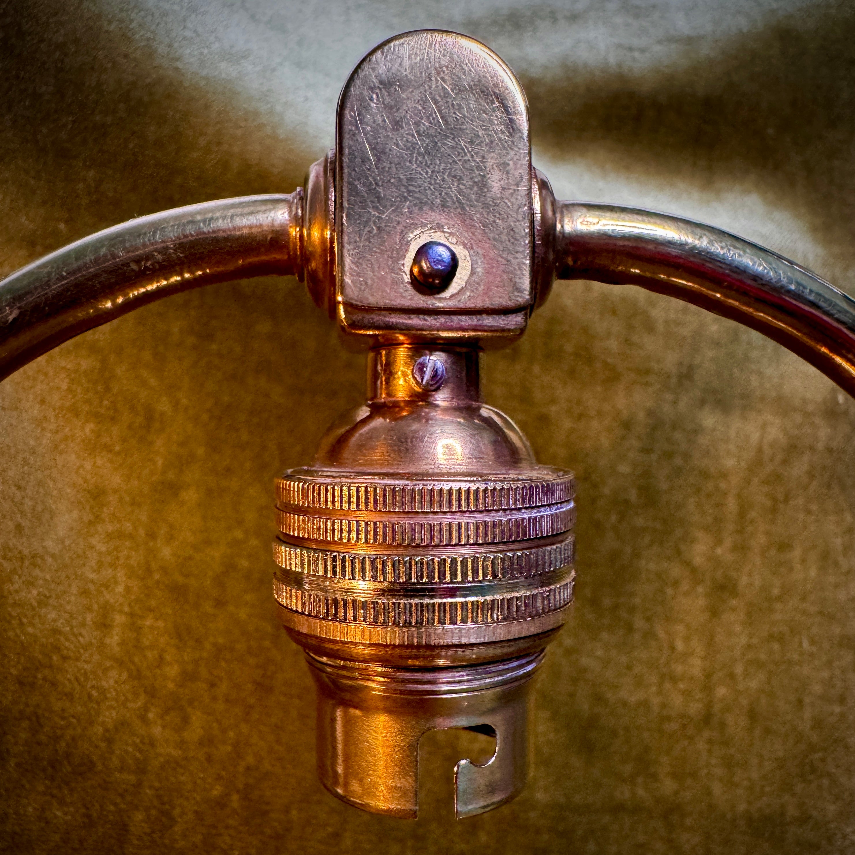 Beautiful 1930s brass lamp