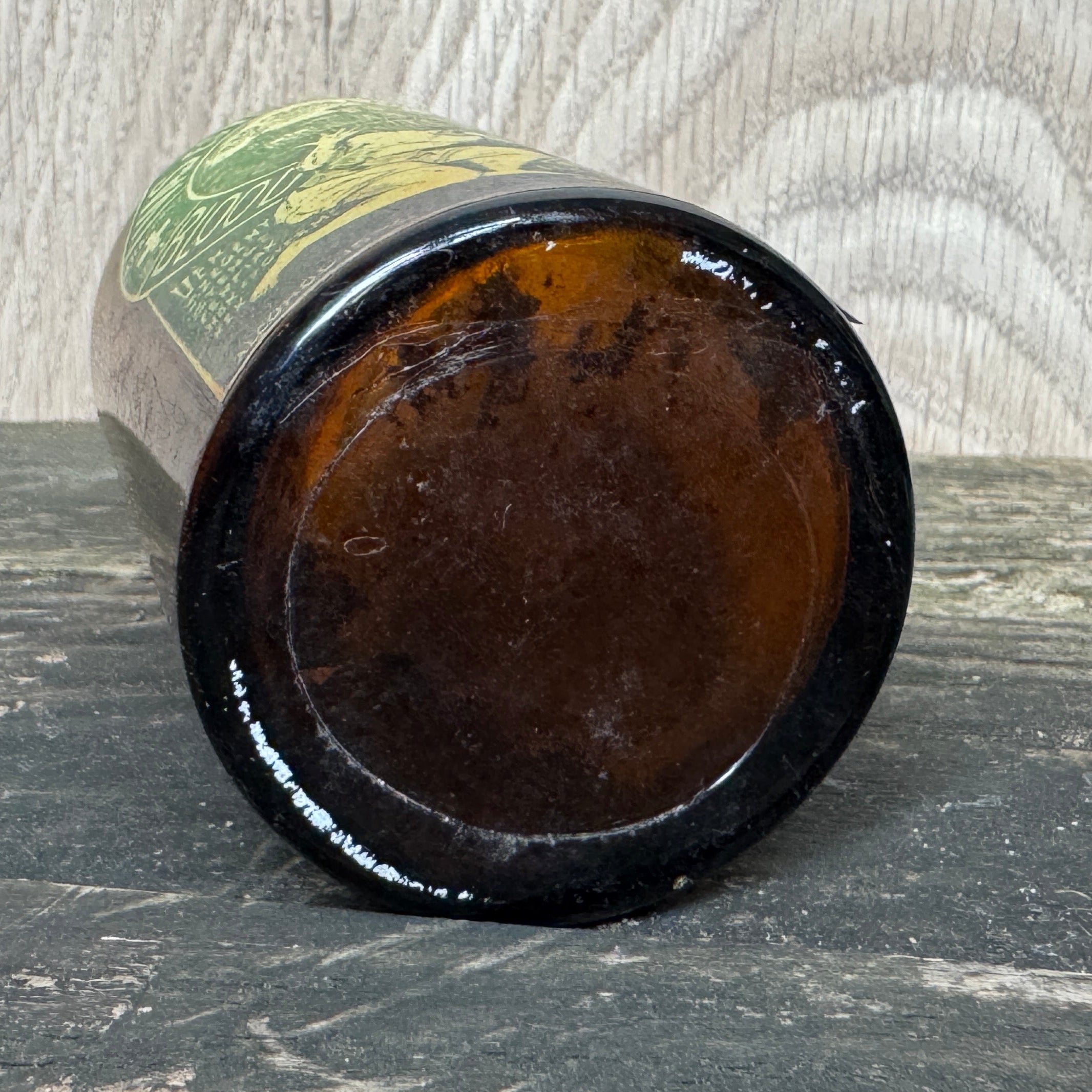Vintage bottle with Blood Elixir label