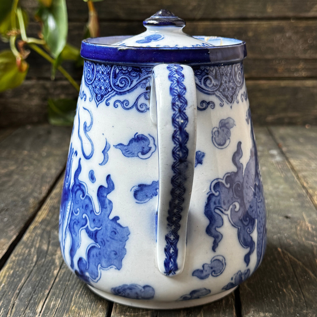 Edwardian Royal Doulton Oyama ware porcelain teapot
