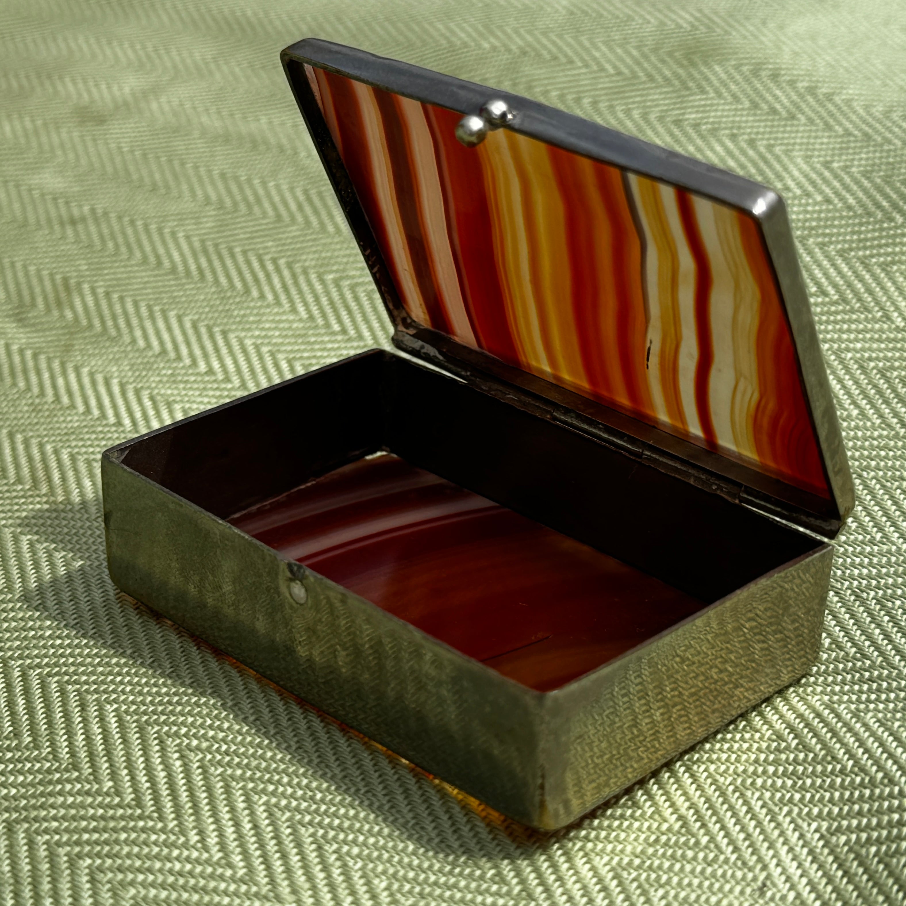 Banded Agate Trinket Box