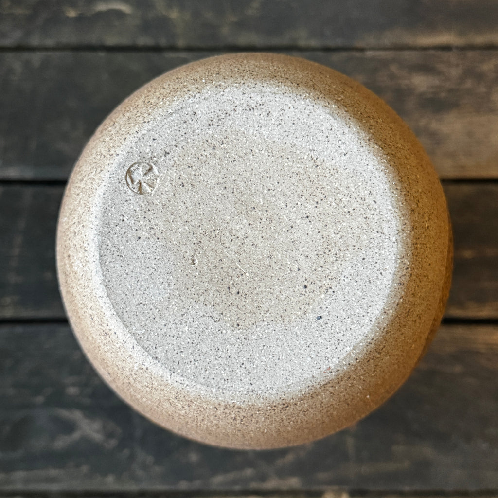 Mid-Century Glazed Vase - Style recalls the ‘Hot Lava’ West German wares of the 1960s